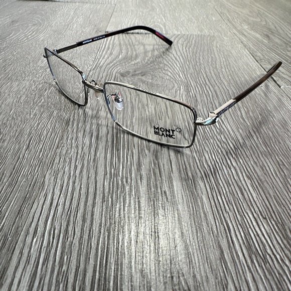 Mont Blanc MB113 A36 Brown Ombré Rectangle 54-18-140mm Full Rim Eyeglasses